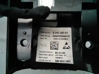 Peça sobressalente para automóvel em segunda mão quadrante por bmw mini cabrio (r57) one referências oem iam 924388201 e3-a2-55-1 s01115962