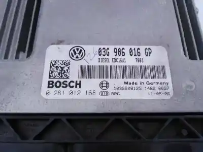 Автозапчасти б/у блок управления двигателем за volkswagen caddy ka/kb (2k) kombi ссылки oem iam 03g9060q6gp e2-a1-23-7 0281012168