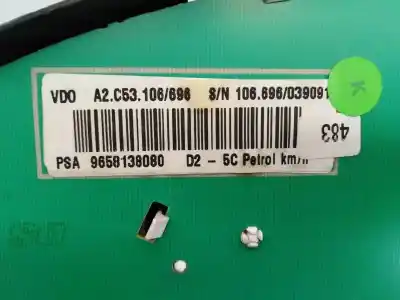 Peça sobressalente para automóvel em segunda mão quadrante por peugeot 407 premium referências oem iam 9658138080 e3-b2-35-3 a2c53010609