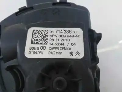 Peça sobressalente para automóvel em segunda mão pedal acelerador por citroen c3 selection referências oem iam 9671433680 e3-b2-33-1 6pv00994940