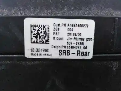 Peça sobressalente para automóvel em segunda mão caixa de fusíveis e relés por mercedes clase m (w164) ml 350 cdi (164.122) referências oem iam a1645400272 e3-a1-3-7 