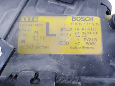 Gebrauchtes Autoersatzteil linker scheinwerfer zum audi a8 (d2) 2.5 tdi oem-iam-referenzen 0301171201 e1-a5-19-1 4d0941003t