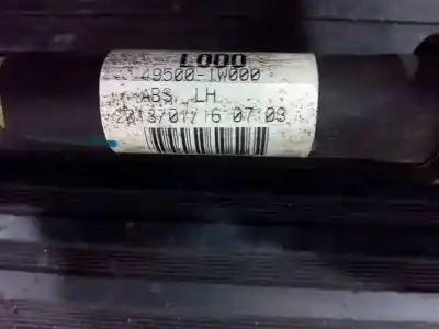 Peça sobressalente para automóvel em segunda mão transmissão dianteira esquerda por kia rio basic referências oem iam 495001w000 p1-a6-14 