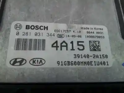 İkinci el araba yedek parçası ecu motor kontrol cihazi için hyundai i20 trend oem iam referansları 0281031344 e3-a3-49-1 391402a150