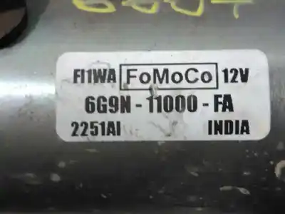 Second-hand car spare part starter motor for ford kuga (cbs) titanium oem iam references 6g9n11000fa p3-a10-28-3 2251ai