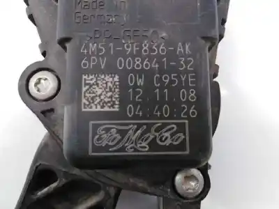 Peça sobressalente para automóvel em segunda mão pedal acelerador por mazda 3 berlina (bk) 1.6 cd diesel cat referências oem iam 4m519f836ak e3-b5-22-1 6pv00864132
