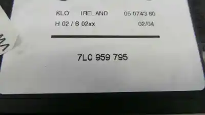 Автозапчасти б/у мотор заднего левого стекла за volkswagen touareg (7l6) 2.5 tdi dpf ссылки oem iam 7l0959795 e2-b6-7-2 