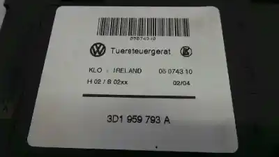 Автозапчасти б/у мотор переднего левого стекла за volkswagen touareg (7l6) 2.5 tdi dpf ссылки oem iam 3d1959793 e2-b6-7-2 