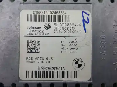 Автозапчасти б/у gps-навигационная система за bmw x3 (f25) xdrive 20d ссылки oem iam 6582926795501 e3-a2-28-1 bm929430901a