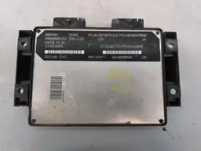 Piesă de schimb auto la mâna a doua unitate de control motor ecu pentru peugeot 206 4-trg. xr referințe oem iam 9640899880