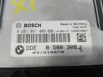 Second-hand car spare part ecu engine control for bmw x1 (e84) xdrive 20d oem iam references dde8580308 e3-a2-26-1 0281031002