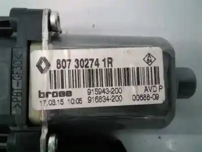 Автозапчастина б/у двигатель переднього правого скла для renault scenic iii grand dynamique посилання на oem iam 807302741r e1-a1-28-2 910836200