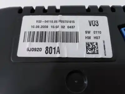 Автозапчастина б/у панель інструментів для seat ibiza sc (6j1) reference посилання на oem iam 6j0920801a e2-a1-18-7 