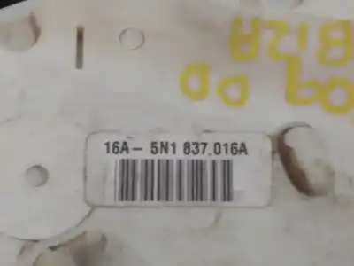 Автозапчастина б/у замок передній праві двері для seat ibiza sc (6j1) reference посилання на oem iam 5n1837016a e1-b6-40-2 