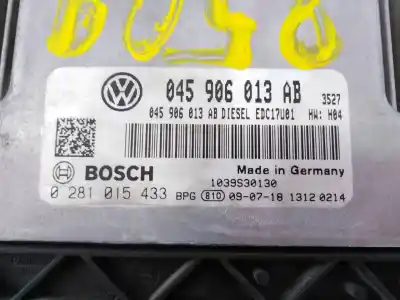 Автозапчастина б/у ебу контролер двигуна для seat ibiza sc (6j1) reference посилання на oem iam 045906013ab e2-a1-34-5 0281015433