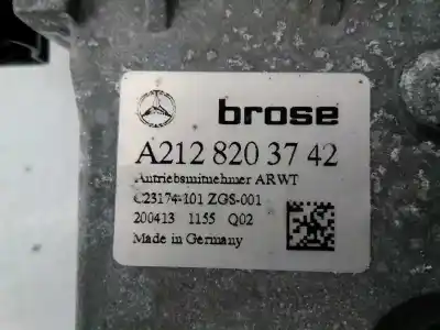 Pièce détachée automobile d'occasion moteur de verrouillage central coffre / hayon pour mercedes clase e (w212) familiar 220 cdi blueefficiency (212.202) références oem iam a2128203742  938143103