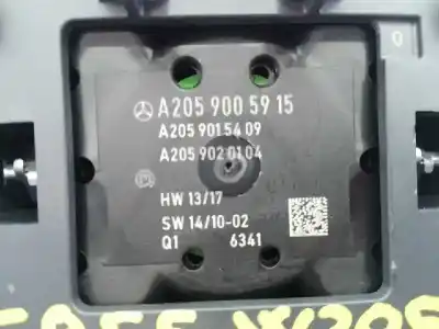 Peça sobressalente para automóvel em segunda mão módulo / sistema de navegação gps por mercedes clase c (w205) lim. c 220 cdi bluetec (205.004) referências oem iam a2059003729 e3-a1-4-4 a2059004113