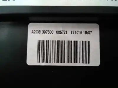 Pezzo di ricambio per auto di seconda mano pannello degli strumenti per volkswagen sharan (7n2) highline bmt riferimenti oem iam 7n0920870n e2-a1-9-4 