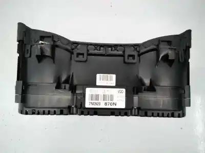 Pezzo di ricambio per auto di seconda mano pannello degli strumenti per volkswagen sharan (7n2) highline bmt riferimenti oem iam 7n0920870n e2-a1-9-4 