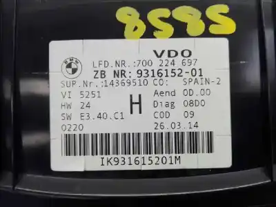 Peça sobressalente para automóvel em segunda mão quadrante por bmw x1 (e84) xdrive 20d referências oem iam 700224697 e3-a2-26-1 931615201