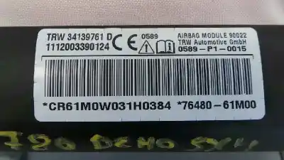 Peça sobressalente para automóvel em segunda mão airbag de cortina dianteiro direito por suzuki sx4 gle referências oem iam 34139761 e2-a3-60-2 7648061m00