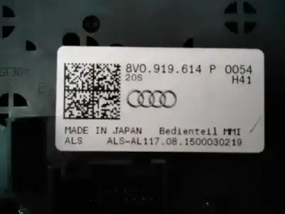 Peça sobressalente para automóvel em segunda mão módulo / sistema de navegação gps por audi a3 (8v) ambition referências oem iam 8v0919614p e2-a1-12-7 8v0857273