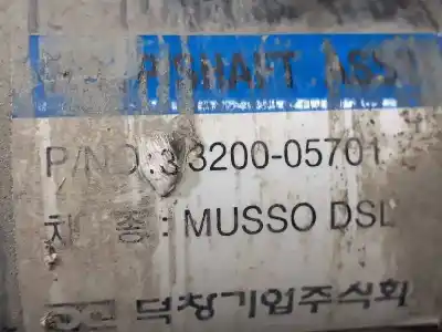 Автозапчасти б/у центральная трансмиссия за ssangyong musso 2.3 tdi sx millenium ссылки oem iam 3320005701 p1-a1-32 