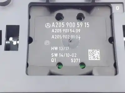 Peça sobressalente para automóvel em segunda mão módulo / sistema de navegação gps por mercedes clase c (w205) lim. c 220 cdi bluetec (205.004) referências oem iam a2059001722 e3-a1-1-7 a2059004113