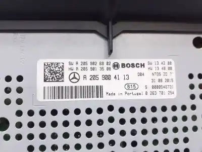 Peça sobressalente para automóvel em segunda mão módulo / sistema de navegação gps por mercedes clase c (w205) lim. c 220 cdi bluetec (205.004) referências oem iam a2059001722 e3-a1-1-7 a2059004113