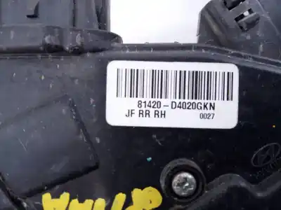 Second-hand car spare part rear right door lock for kia optima emotion oem iam references 81420d4020 e2-b5-50-2 