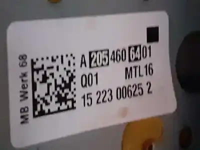 Peça sobressalente para automóvel em segunda mão coluna de direcção por mercedes clase c (w205) lim. c 220 cdi bluetec (205.004) referências oem iam a2054606401