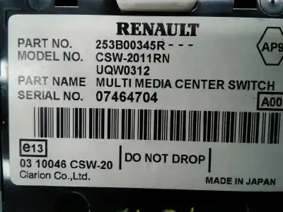 Pièce détachée automobile d'occasion système de navigation gps pour renault scenic ii dynamique références oem iam 259154206r e2-a1-44-2 281150743rt