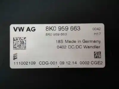 Second-hand car spare part electronic module for audi q3 (8ug) sport oem iam references 8k0959663 e2-a1-9-9 