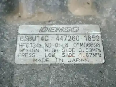 Second-hand car spare part air conditioning compressor for bmw x1 (e84) xdrive 18d oem iam references 4472601852 p3-a3-23-3 