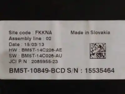 Автозапчасти б/у приборная доска за ford c-max trend ссылки oem iam bm5t10849bcd e3-b3-40-1 15535464