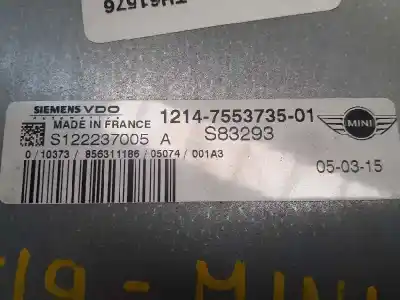 Second-hand car spare part ecu engine control for bmw mini (r50,r53) cooper oem iam references 7553710 e3-a2-27-1 1214755373501