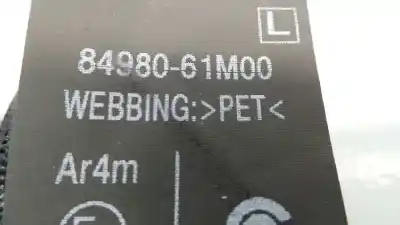 Peça sobressalente para automóvel em segunda mão cinto de segurança traseiro esquerdo por suzuki sx4 gle referências oem iam 8498061m00 e2-a3-60-2 502qk2713e