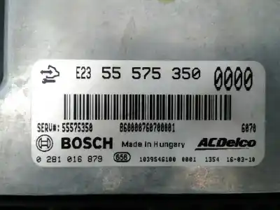 Second-hand car spare part ecu engine control for opel astra j lim. sport oem iam references 55575350 e3-a5-13-3 0281016879