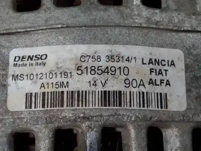 Автозапчастина б/у генератор для opel combo d kasten l2h1 2.4t посилання на oem iam 51854910 p3-a4-30-2 
