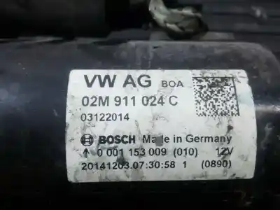 İkinci el araba yedek parçası motor çalisiyor için audi q3 (8ug) sport oem iam referansları 02m911024c p3-a10-20-4 0001153009