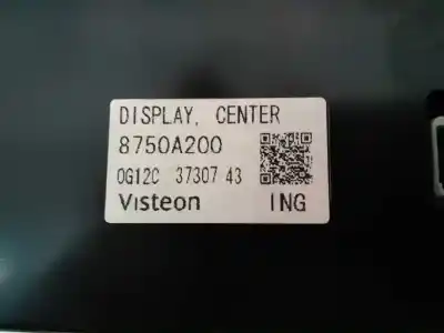 Pezzo di ricambio per auto di seconda mano display multifunzione per mitsubishi montero 3.2 di-d riferimenti oem iam 8750a200 e3-a2-14-3 