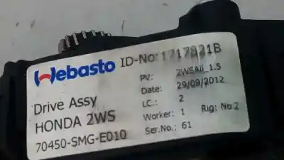 Автозапчастина б/у електричний двиг на дах для honda cr-v (re) luxury посилання на oem iam 1717821b e2-a2-33-1 70450smge010