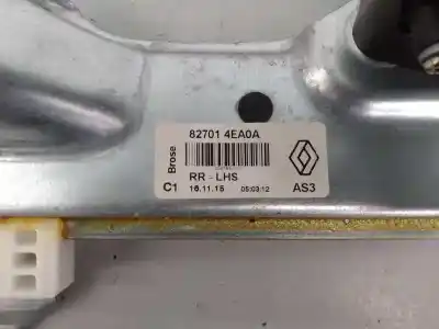 Second-hand car spare part rear left window regulator for renault kadjar business 4x4 oem iam references 827014ea0a e1-a1-2-1 c17690100