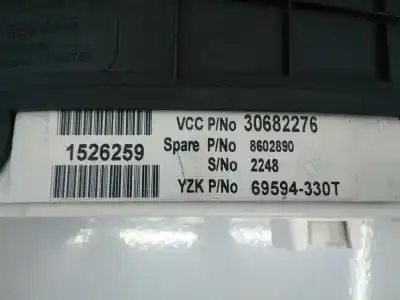 Second-hand car spare part dashboard for volvo xc90 2.4 diesel cat oem iam references 30682276 e3-b5-44-3 1526259