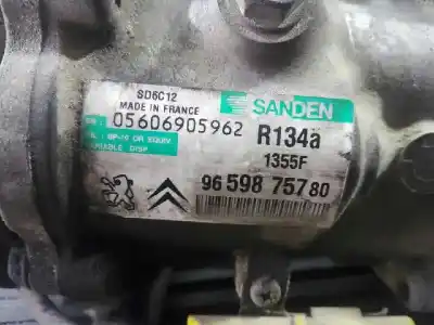 Peça sobressalente para automóvel em segunda mão compressor de ar condicionado a/a a/c por citroen c4 berlina collection referências oem iam 05606905962  9659875780