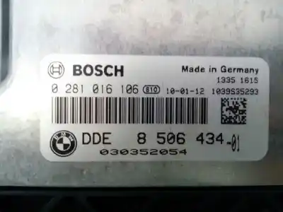 Second-hand car spare part ecu engine control for bmw serie 1 berlina (e81/e87) 118d oem iam references 850643401 e3-a2-39-2 0281016106