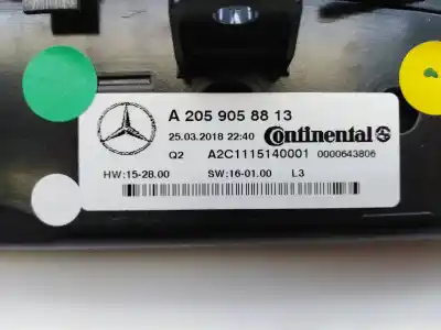 Peça sobressalente para automóvel em segunda mão comando de sofagem (chauffage / ar condicionado) por mercedes clase glc coupe (bm 253) (6.2016->) glc 220 d 4matic (253.305) referências oem iam a2059058813  a2c1115140001