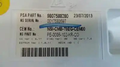 Peça sobressalente para automóvel em segunda mão quadrante por peugeot 308 sw active referências oem iam 9807588280 e1-a4-11-1 