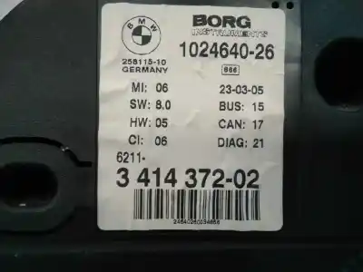 Second-hand car spare part dashboard for bmw serie x3 (e83) 2.0d [2.0 ltr. - 110 kw 16v diesel cat] oem iam references 62103451581 e3-a2-30-2 