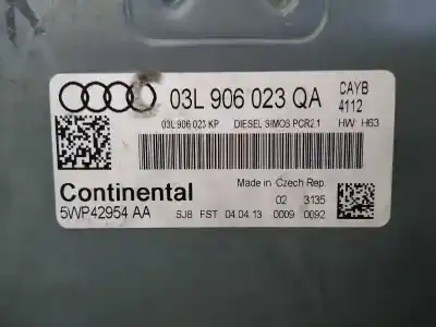 Автозапчасти б/у блок управления двигателем за audi a1 (8x) attraction ссылки oem iam 03l906023qa e2-a1-18-1 5wp42954aa